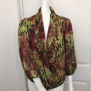 Ladies Multi Print Body Suite Brand New.  Size XL